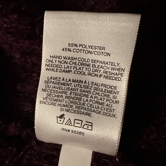 Express fuzzy oversized slouchy cocoon open cardigan - Picture 11 of 11